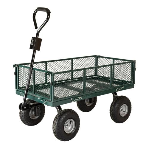 Garden Star 700lb Capacity, 38a x 20a Towable Mesh Garden Utility Cart