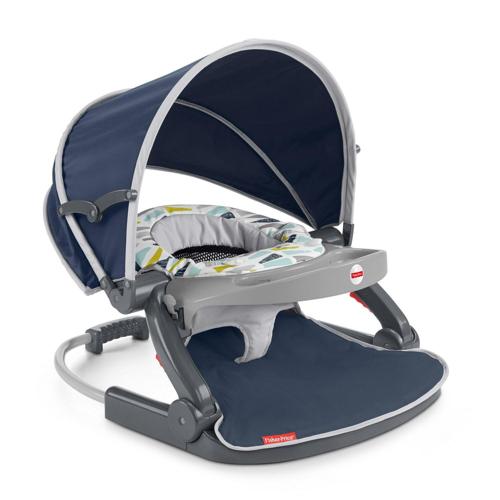 Fisher-Price On-The-Go Sit-Me-Up Baby Floor Seat - Citron Wedge