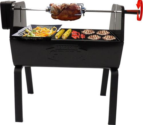 Expert Grill Charcoal Portable Rotisserie BBQ Grill