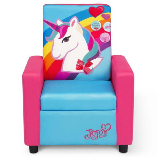 JoJo Siwa Youth High Back Upholstered Chair by Delta Children