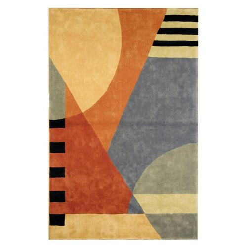 SAFAVIEH Rodeo Drive Kenneth Abstract Wool Area Rug, Gold, 5'*8'