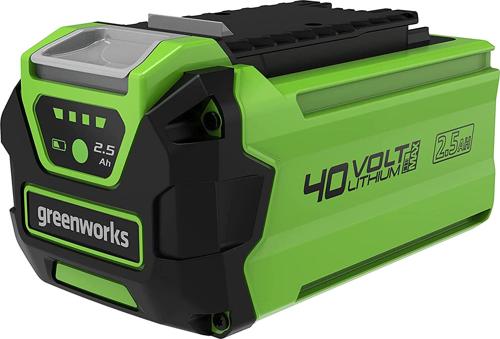 Greenworks 40v 2.5 Ah Battery, 2938402D