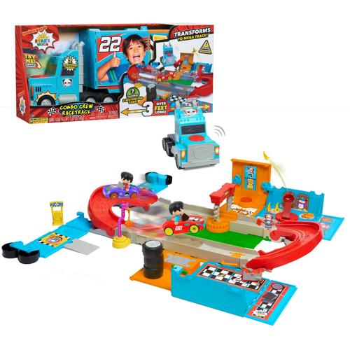 Ryana s World Combo Crew Racetrack, 19-pieces, Kids Toys for Ages 3 up