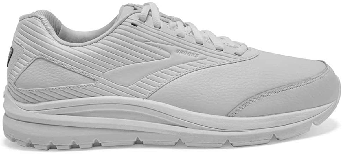 Men's Brooks Addiction Walker 2, White/White, 10 D Medium