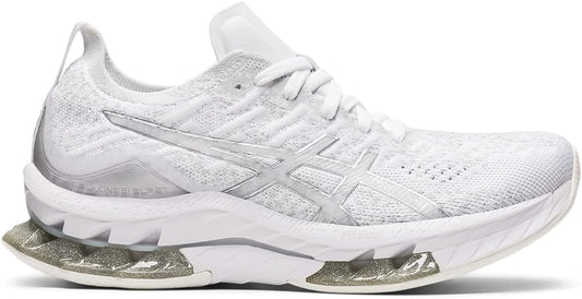 Women's Asics Gel-Kinsei Blast, White/White, 6 B Medium