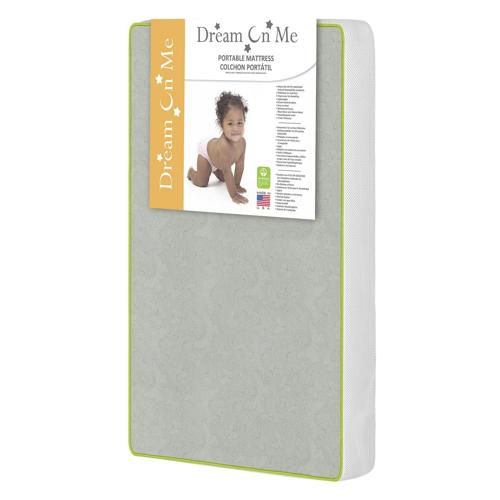 Dream On Me Dual-Sided Mini/Portable Crib Breathable Foam Mattress