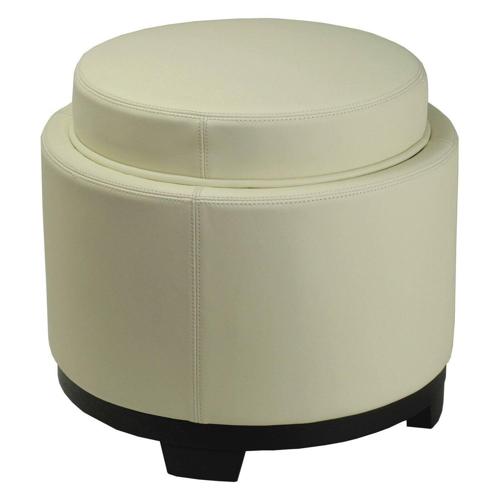 Safavieh Round Storage Tray Ottoman