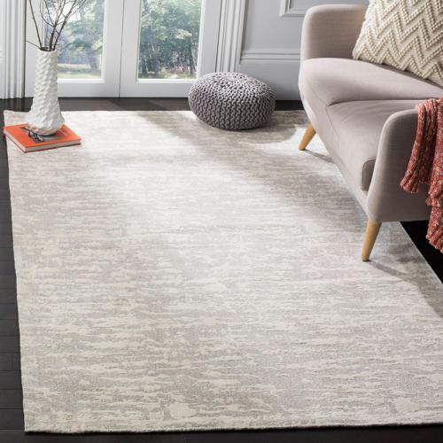 Safavieh Marbella Collection Area Rug-Color:Light Grey / Ivory,Shape:Accent,Size:2'-6*4'