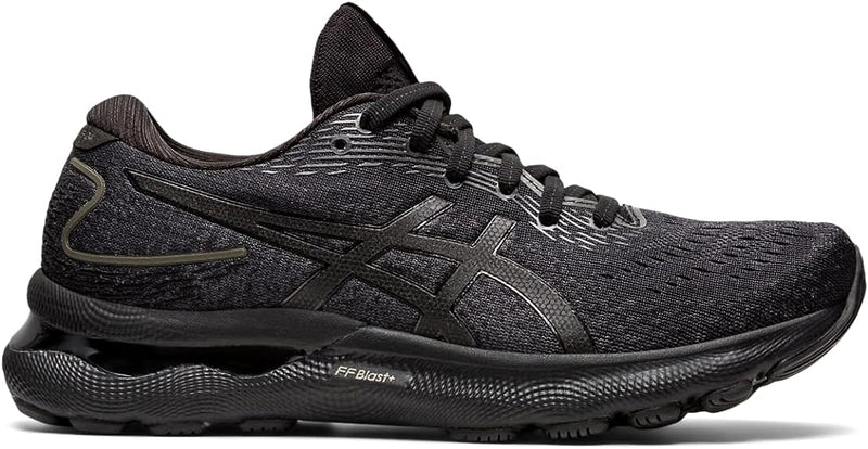 Women's Asics Gel-Nimbus 24, Black/Black, 6 B Medium