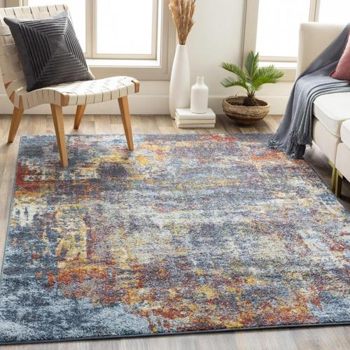 Garrett Blue Area Rug, 7'10*10'3