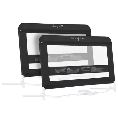 Dream On Me Lilibet Twin/Full/Queen Mesh Safety Bed rails , Set Double Pack , 23*40