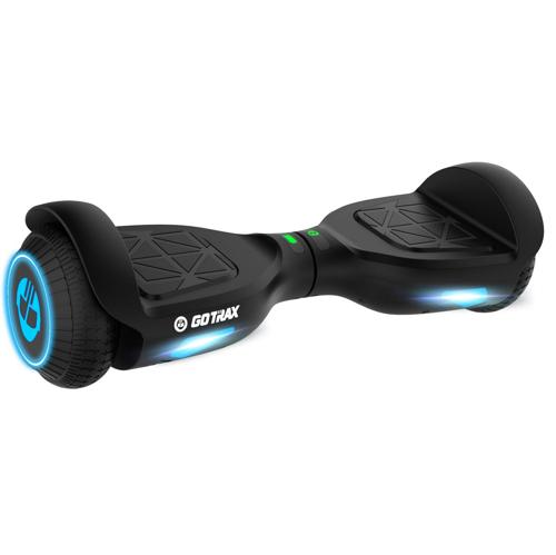GOTRAX Edge Hoverboard with 6.2 MPH Max Speed, 176 lbs Max Weight, 2.5 Miles Max Distance, Self Balancing Scooter with 6.5 inch Wheels and LED Headlights Black