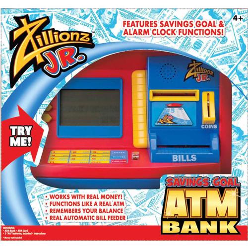 Jr. Deluxe Savings Goal ATM Bank