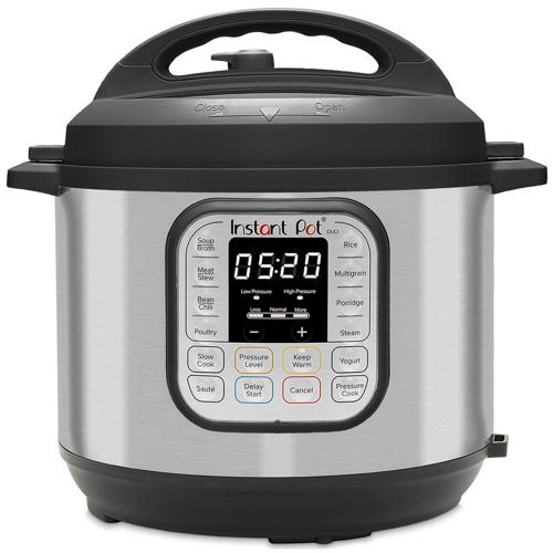 Instant Pot Duo 6-Quart 7-in-1 Electric Pressure Cooker, Slow Cooker, Rice Cooker, Steamer, SautA(C), Yogurt Maker, Warmer and Sterilizer, Includes App With Over 800 Recipes, Stainless Steel