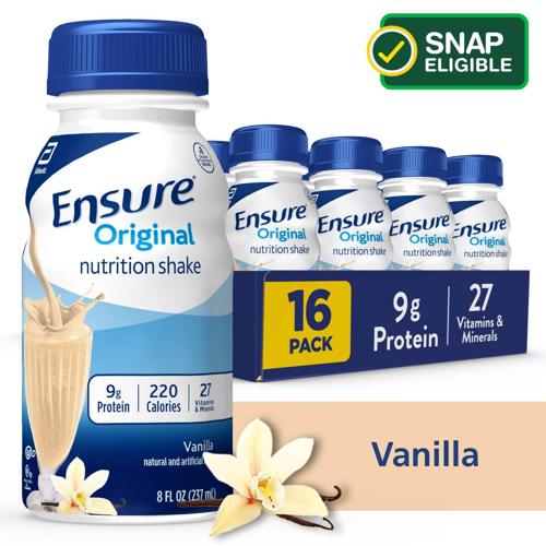 Ensure Original Nutritional Drink, Vanilla, 8 fl oz, 16 Count