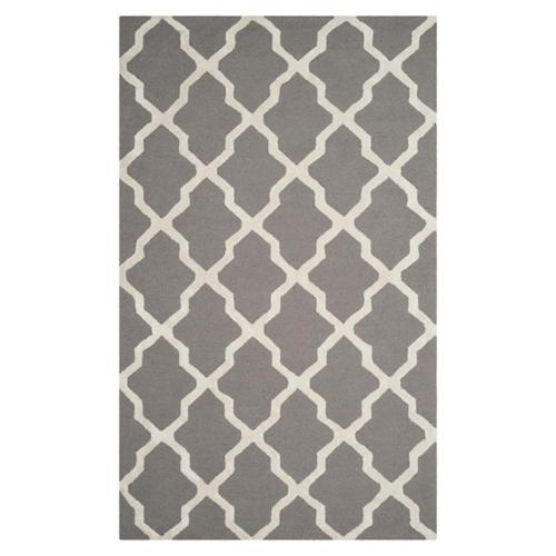 SAFAVIEH Cambridge Jayme Geometric Area Rug, Grey/Ivory, 2'*3'