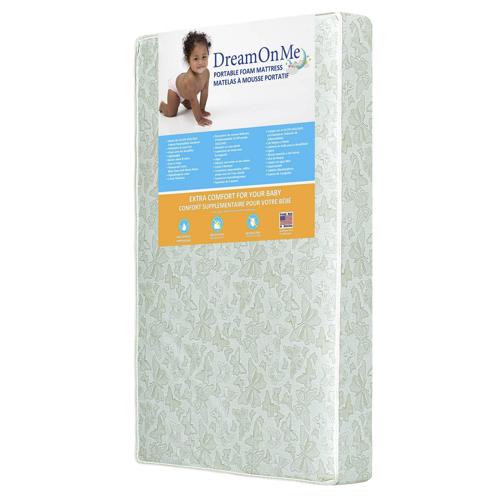 Dream On Me 3 Two-Sided Foam Mini Crib Mattress
