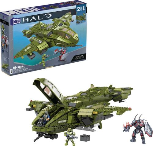 MEGA Halo Infinite UNSC Pelican Inbound 2-in-1 Building Toy