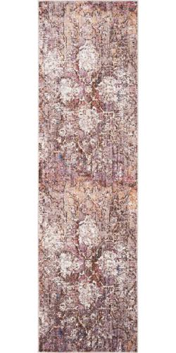Safavieh Bristol Kingsley Overdyed Floral Polyester Runner Rug, Pink/Gray, 2.3'*8'
