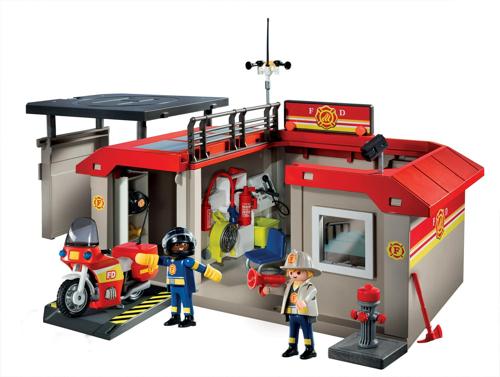 PLAYMOBIL Take Along Fire Station