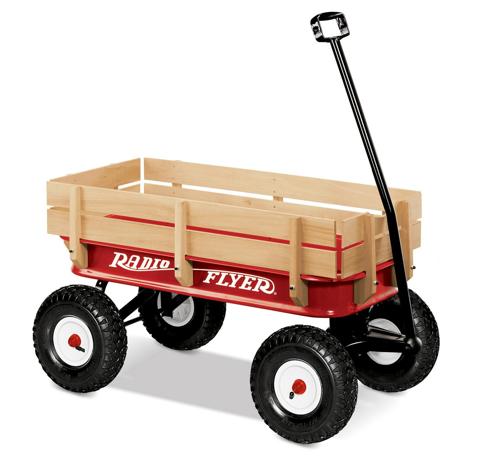 Radio Flyer, 36 All Terrain Wagon, Air Tires, Red