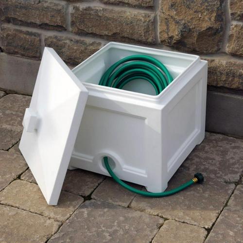 Fairfield Garden Hose Bin White