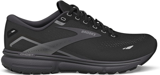 Women's Brooks Ghost 15 GTX, Black/Blackened Pearl/Alloy, 9.5 B Medium