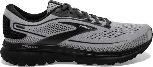Men's Brooks Trace 2, Alloy/Black/Ebony, 9 D Medium