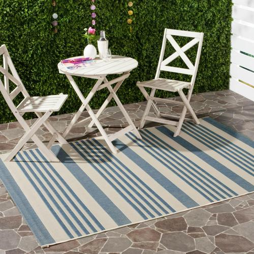 Safavieh Courtyard Caroline Striped Indoor/Outdoor Area Rug or Runner