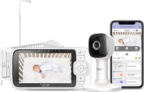 Hubble Nursery Pal Skyview Baby Monitor, 5 HD Baby Monitor with Crib Mount Camera