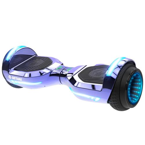 GOTRAX GLIDE PRO Hoverboard with Bluetooth Speaker, 6.5 In. Wide Wheels and LED lights, 36V 2.6A Lithium-Ion Battery up 5miles, Dual 200W Motor up 6.2Mph