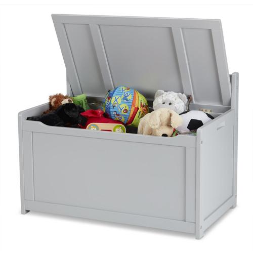 Melissa and Doug Wooden Toy Chest (Gray)
