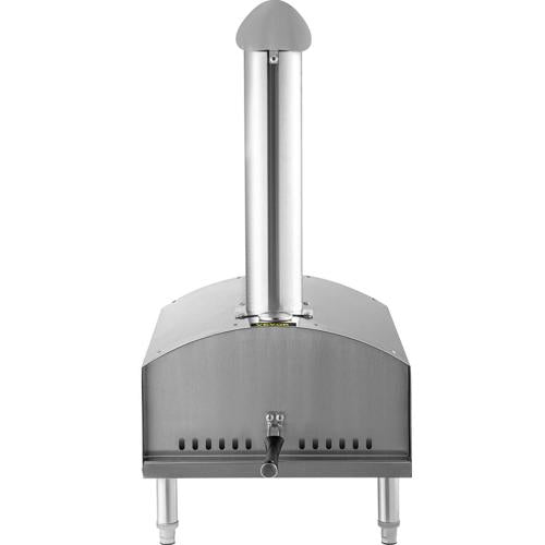 VEVORbrand 12 Wood Fired Pizza Oven, Outdoor Stainless Steel Pizza Oven with Accessories