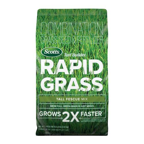 Scotts Turf Builder Rapid Grass Tall Fescue Mix, 5.6 lbs., up to 1,845 sq. ft.