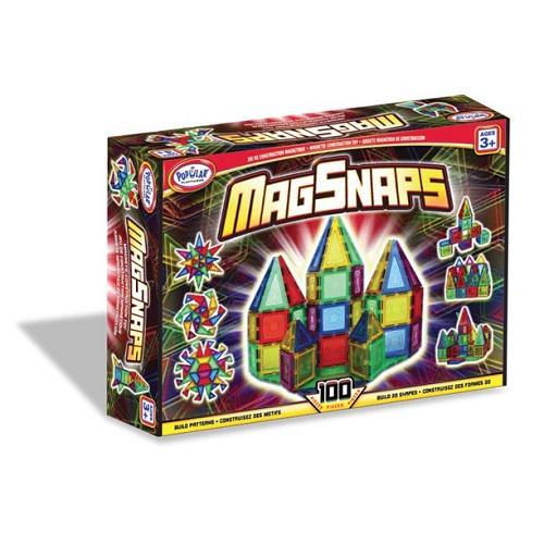 Popular Playthings HC18011 MagSnaps 100 Piece Set