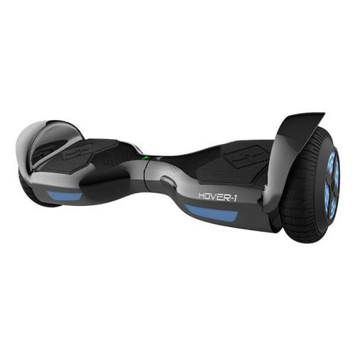 Hover-1 Helix Electric Hoverboard with 6.5 In. LED Wheels, LED Sensor Lights, Bluetooth Speaker, Lithium-ion 10 Cell Battery That is Ideal for Boys and Girls 8+ and Less than 160 Lbs., Gun Metal