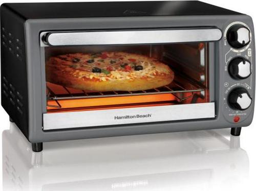 Hamilton Beach Toaster Oven In Charcoal, Model 31148