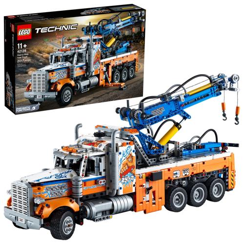 LEGO Technic Heavy-Duty Tow Truck 42128 Building Toy Packed with Authentic Features (2,017 Pieces)