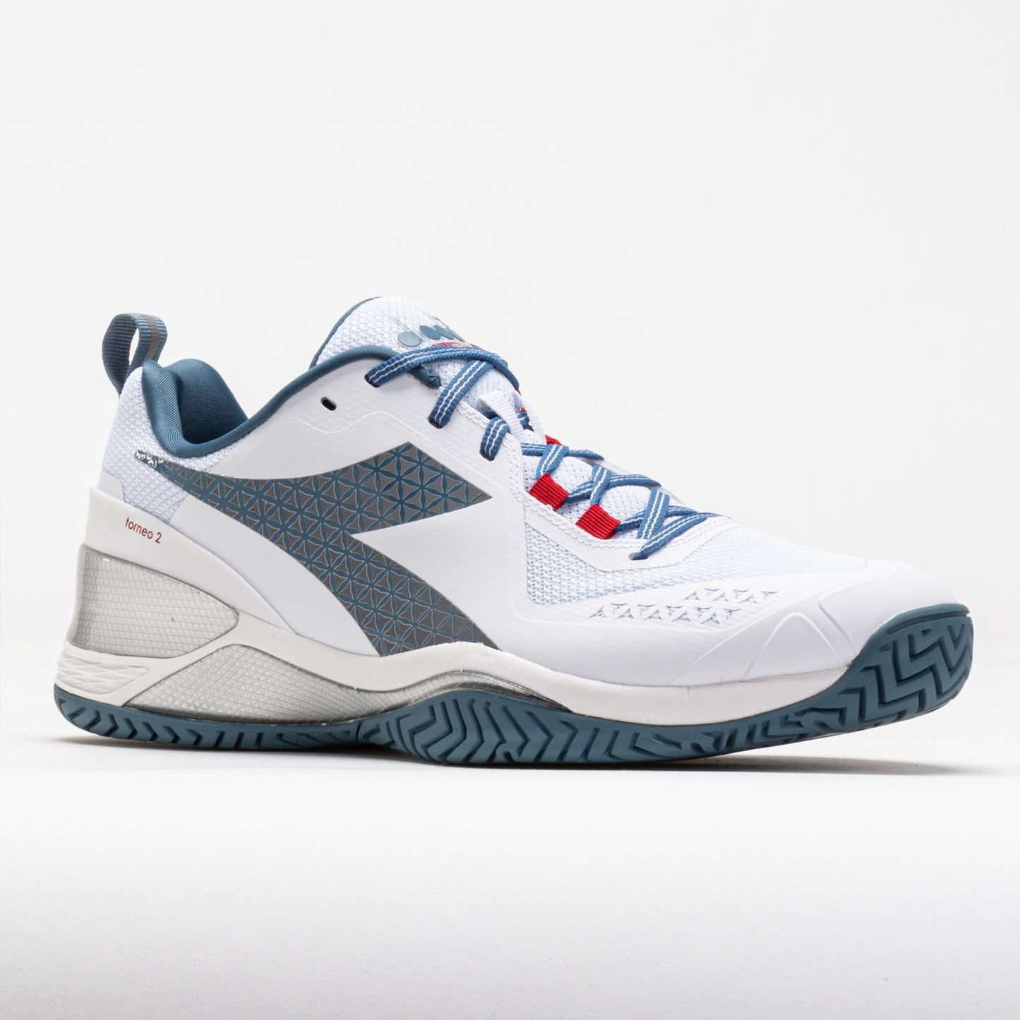 Diadora Blushield Torneo 2 AG Men's  White/Oceanview/Salsa