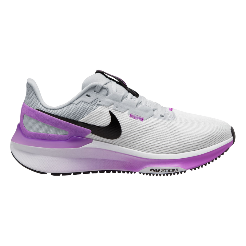 Women's Nike Structure 25, White/Black-Pure Platinum, 9.5 B Medium