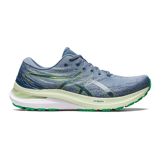 Men's Asics GEL-Kayano 29, Steel Blue/Lime Zest, 11.5 D Medium