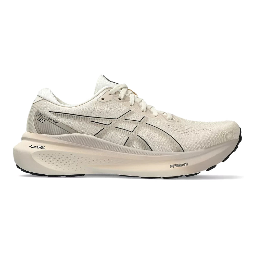 Men's Asics GEL-Kayano 30, Oatmeal/Black, 13 D Medium