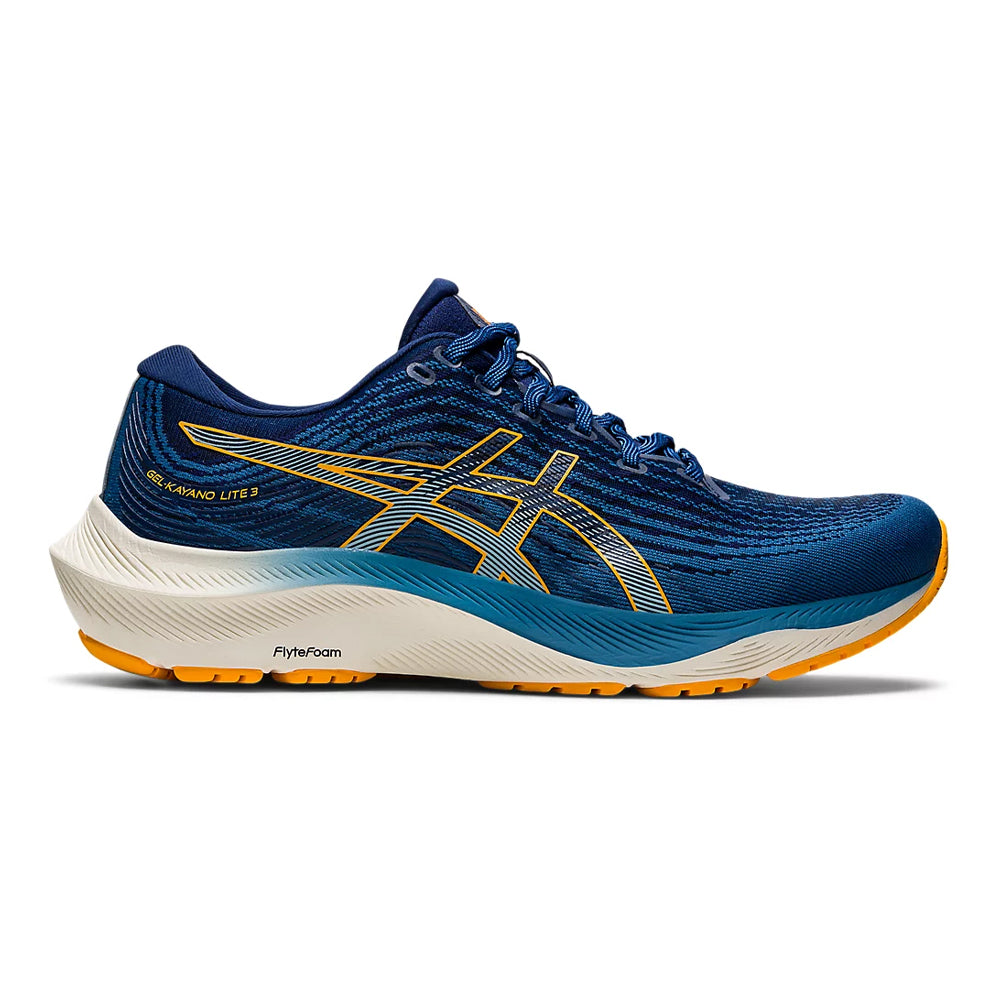Men's Asics GEL-Kayano Lite 3, Azure/Amber, 9.5 D Medium