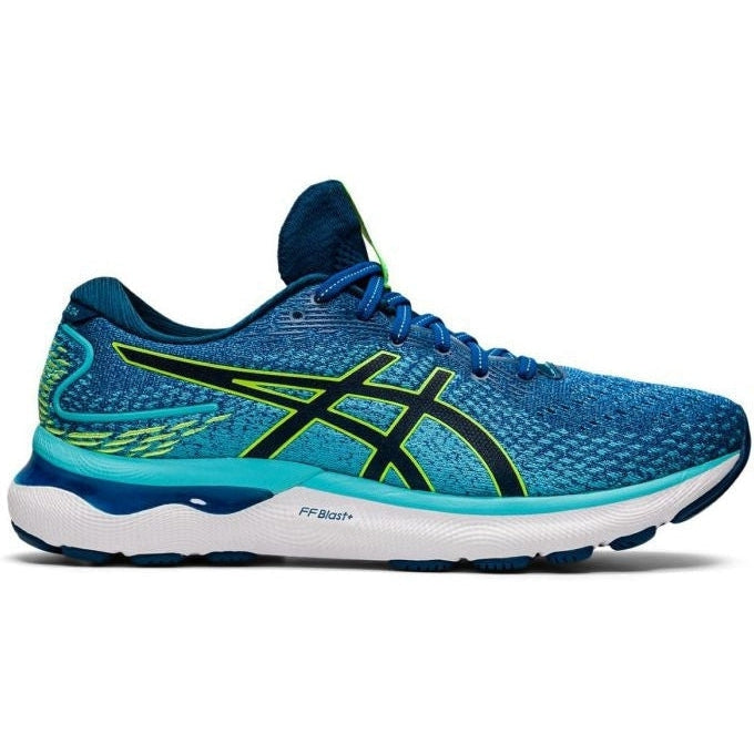 Men's Asics Gel-Nimbus 24, Lake Drive/Hazard Green, 9 D Medium