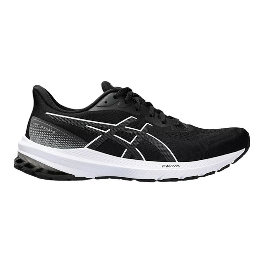 Men's Asics GT-1000 12, Black/White, 11 D Medium