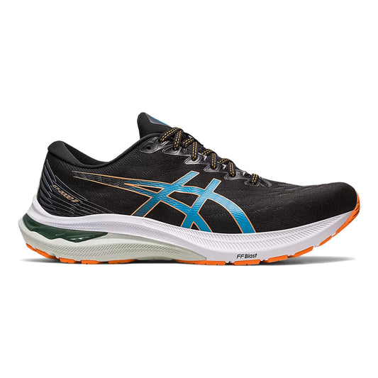 Men's Asics GT-2000 11, Black/Sun Peach, 9.5 D Medium
