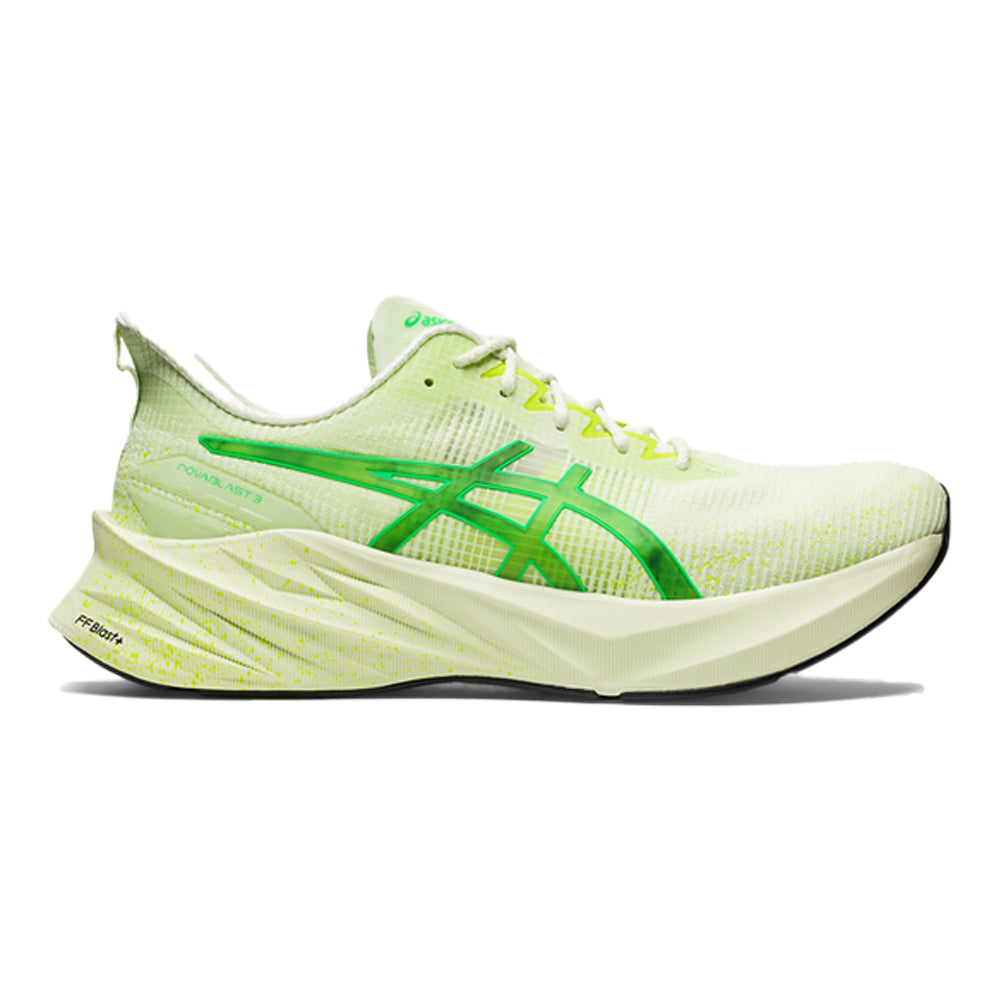 Men's Asics Novablast 3 LE, Whisper Green/Cilantro, 11 D Medium