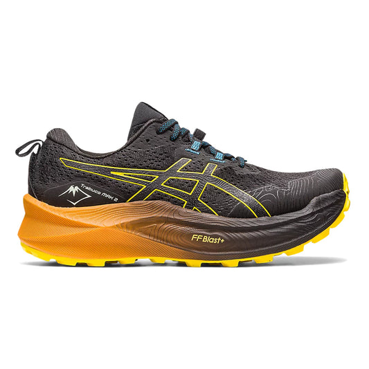 Men's Asics Trabuco Max 2, Black/Golden Yellow, 10.5 D Medium