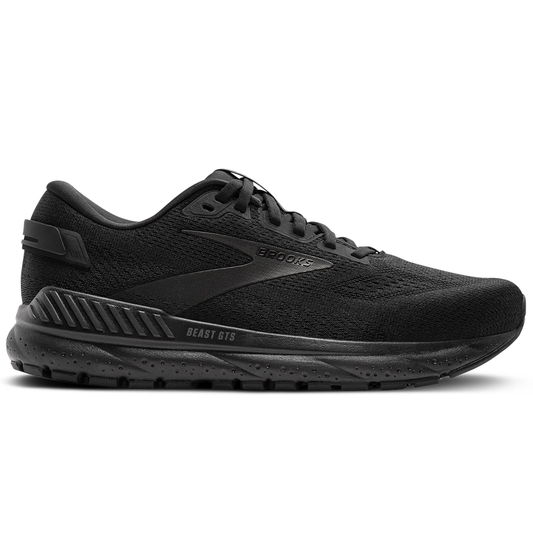 Men's Brooks Beast GTS 24, Black/Black/Ebony, 9 4E Extra Wide