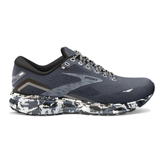 Men's Brooks Ghost 15, Ebony/Black/Oyster, 15 D Medium
